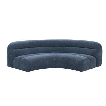 Divani Casa Forman Modern Blue Fabric Modular Corner Sectional Seat Blue Sectional Sofa 81635 VGOD-ZW-23029-CRN