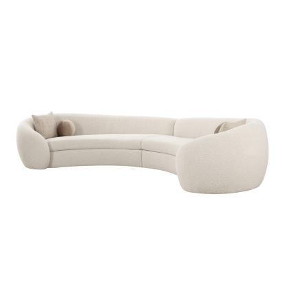 Modrest Kilmer Modern Off-White Curved Fabric Sectional Sofa Off-White Sectional Sofa 81827 VGOD-ZW-22017-OFFWHT