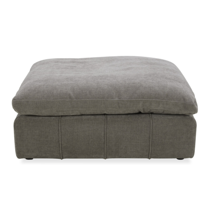 LA Furniture Vicki Modern Grey Fabric Ottoman VGKK-KF.8033-OTTO-GRY Contemporary Style by Vig Furnitrue Number 81884|81884A Catch Home Goods