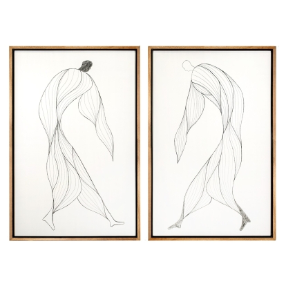 Modrest Gehen Modern Painting Set of 2  Painting 81946 VGVA-CO22554