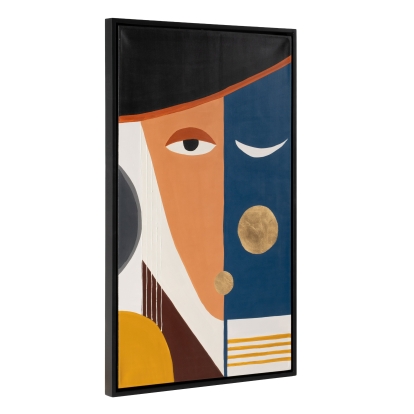 Modrest Colors Face Modern 35" x 59" Painting Painting 81948 VGVA-CO2302