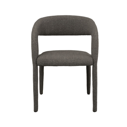 Modrest Faerron Modern Grey Fabric Dining Chair Dark Grey Dining Chair 82196 VGEU-MC-7182CH-GRY