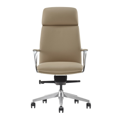 Modrest Ozark Modern Tan Vegan Leather Office Chair Tan Office Chair 82218 VGFU-A2216-1-TAN