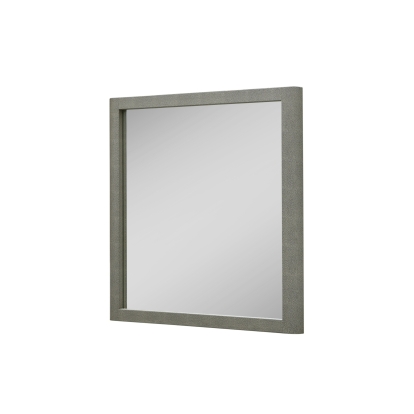 Modrest Lois Modern Beige Shagreen Mirror Beige Mirror 82460 VGVC-J2408-M
