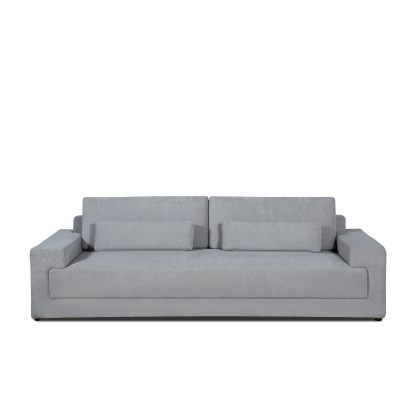 Divani Casa Loki Modern Grey Fabric 4-Seat Sofa Grey Sofa 82480 VGAH-SF1015-4-GRY
