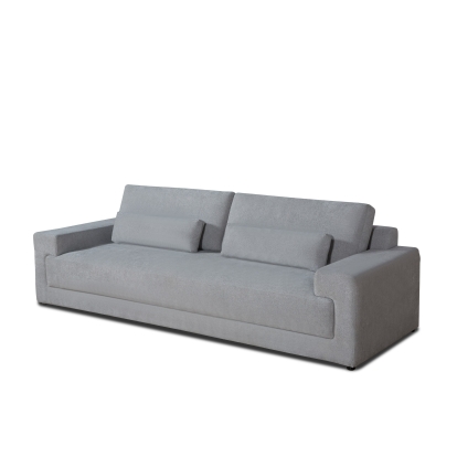 Divani Casa Loki Modern Grey Fabric 4-Seat Sofa Grey Sofa 82480 VGAH-SF1015-4-GRY