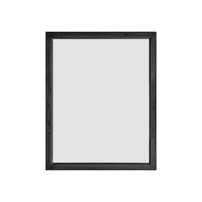 Modrest Fields Modern Black Acacia Mirror Black Mirror 82590 VGWD-VGD2-MIR-BLK