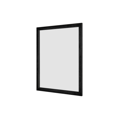Modrest Fields Modern Black Acacia Mirror Black Mirror 82590 VGWD-VGD2-MIR-BLK