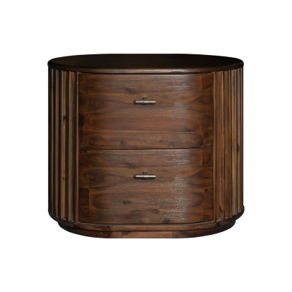 Modrest Fields Modern Walnut Acacia Nightstand Walnut Nightstand 82592 VGWD-VGD3-BST02-WAL
