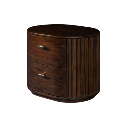 Modrest Fields Modern Walnut Acacia Nightstand Walnut Nightstand 82592 VGWD-VGD3-BST02-WAL