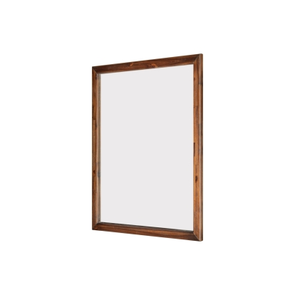 Modrest Fields Modern Walnut Acacia Mirror Walnut Mirror 82594 VGWD-VGD3-MIR-WAL