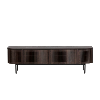 Modrest Clifton Modern Smoked Ash Tall TV Stand Brown TV Stand 82608 VGDW-DW3010-SMK