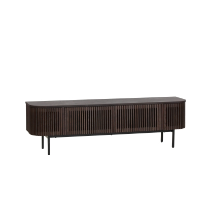 Modrest Clifton Modern Smoked Ash Tall TV Stand Brown TV Stand 82608 VGDW-DW3010-SMK