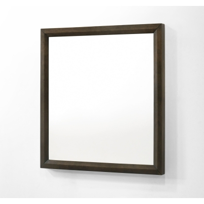 Modrest Manhattan Contemporary Brown Oak Mirror Brown Mirror 82804 VGMA-BR-127-MIR-CRY