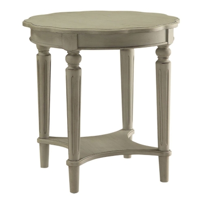 ACME Fordon Antique Slate End Table Model 82917