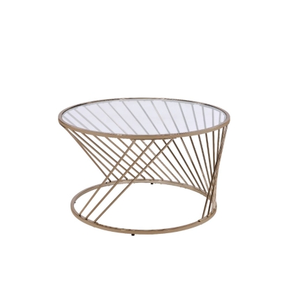 ACME Bluelipe Champagne Coffee Table Model 82990