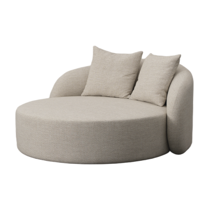 Renava Tabarca Outdoor Beige Fabric Bed Beige Outdoor Bed 83129 VGVK-F017-DB1-BGE