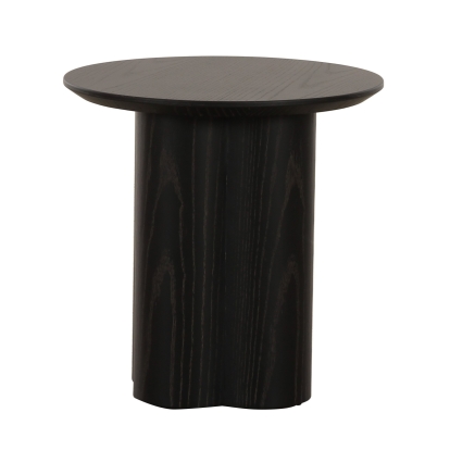 Modrest Dolph Modern Black Ash End Table Black End Table 83158 VGOD-LZ-373E
