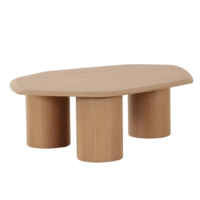 Modrest Seymour Modern White Oak Coffee Table Oak Coffee Table 83168 VGOD-LZ-403C-A