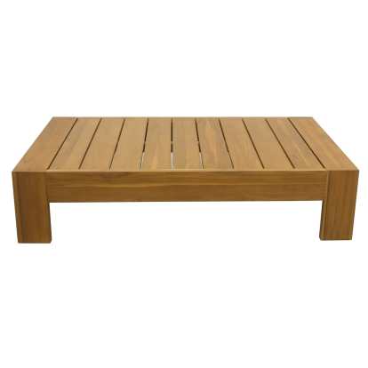 Renava Santorini Outdoor Natural Teak Coffee Table Outdoor Table 83431 VGEF-CROVIE-CT