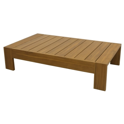 Renava Santorini Outdoor Natural Teak Coffee Table Outdoor Table 83431 VGEF-CROVIE-CT