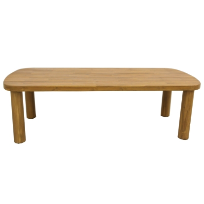 Renava Kamari Outdoor Natural Teak Dining Table Outdoor Table 83434 VGEF-LAREDO-DT
