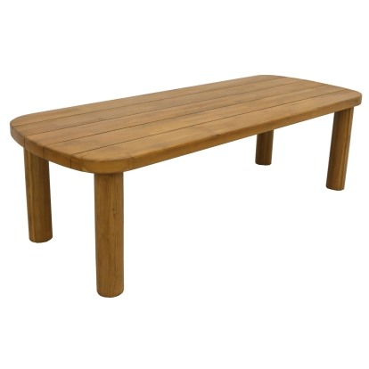 Renava Kamari Outdoor Natural Teak Dining Table Outdoor Table 83434 VGEF-LAREDO-DT