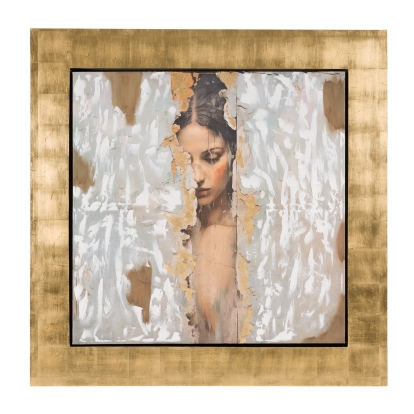 Modrest Stey Modern Gold 71" x 71" Painting Painting 83475 VGVA-CO24086