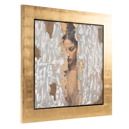 LA Furniture Stey Modern Gold 71" x 71" Painting VGVA-CO24086 Contemporary Style by Vig Furnitrue Number 83475 Catch Home Goods