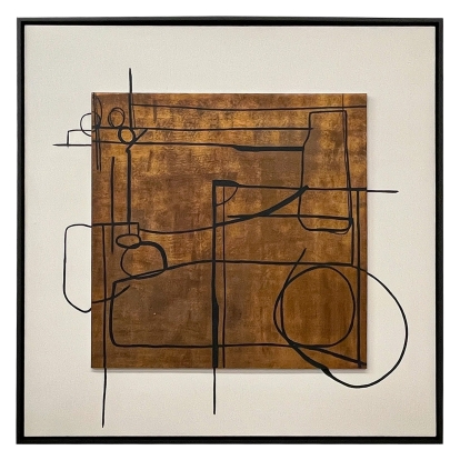 LA Furniture Nervo Modern 71" x 71" Painting VGVA-CO24555 Contemporary Style by Vig Furnitrue Number 85782 Catch Home Goods