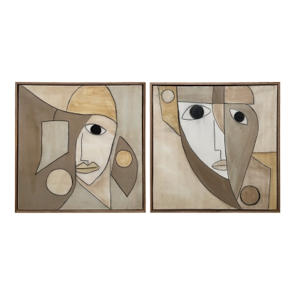 LA Furniture Cuadro Cefas Modern Painting Set of 2 VGVA-CO24536 Contemporary Style by Vig Furnitrue Number 85789 Catch Home Goods