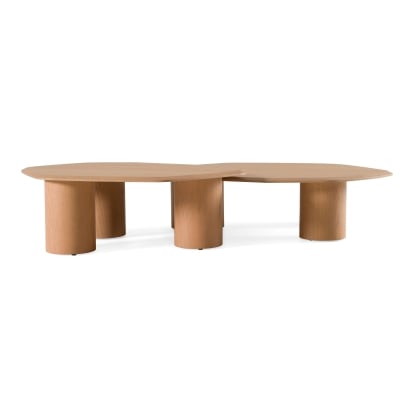LA Furniture Seymour Modern White Oak Coffee Table Set VGOD-LZ-403C-SET Contemporary Style by Vig Furnitrue Number 85825 Catch Home Goods