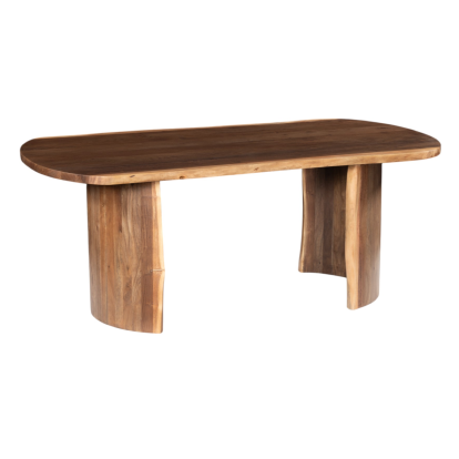 LA Furniture Orville Modern Live Edge Acacia Dining Table VGBD-BD57010 Contemporary Style by Vig Furnitrue Number 85847 Catch Home Goods