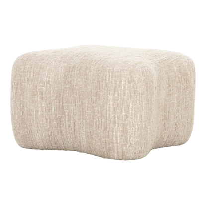 LA Furniture Spiro Modern Beige Fabric Ottoman VGOD-23DY306 Contemporary Style by Vig Furnitrue Number 85890 Catch Home Goods