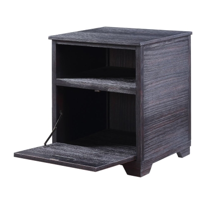 ACME Kamilia Antique Black End Table Model 85967