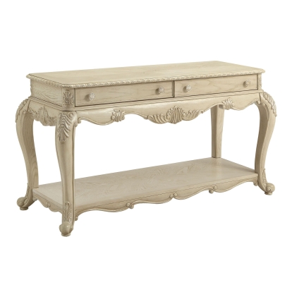 ACME Ragenardus Antique White Sofa Table Model 86023