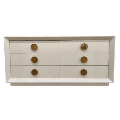LA Furniture Marjorie Modern Cream & Brushed Gold Dresser VGGM-CHD-1705-6B Contemporary Style by Vig Furnitrue Number 86031 Catch Home Goods