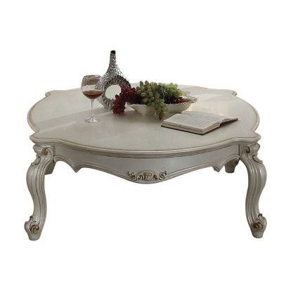 ACME Picardy Antique Pearl Coffee Table Model 86880