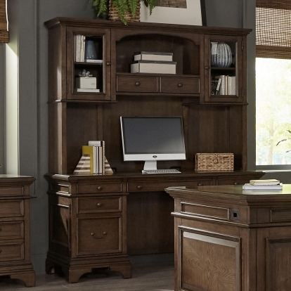 Coaster Hartshill Traditional Credenza Desk With Hutch Model 881283