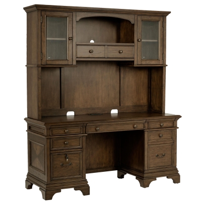 Coaster Hartshill Traditional Credenza Desk With Hutch Model 881283