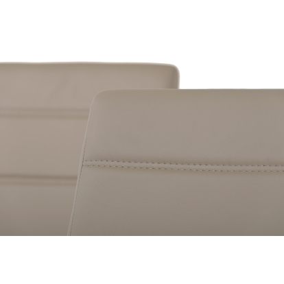 Liev Modern Leatherette Dining Chair (Set of 2) Beige Dining Chair 14936AZ VGGU8992CH