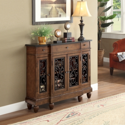 ACME Vidi Oak Console Table Model 90108