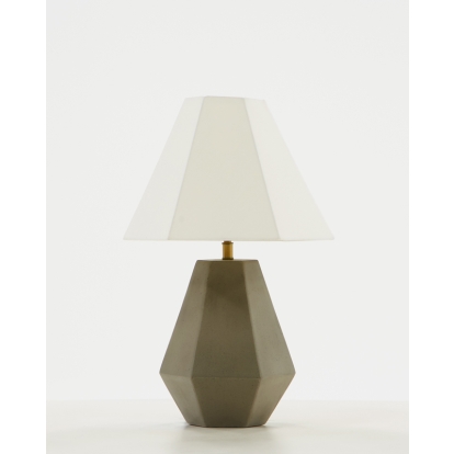 Modrest Estrada Modern Concrete Table Lamp Grey Table Lamp 75514 VGGR901438