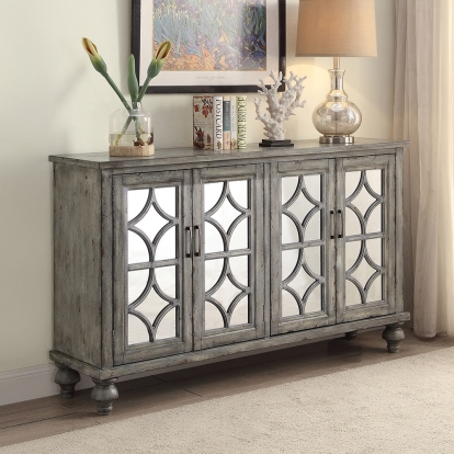 ACME Velika Weathered Gray Console Table Model 90280