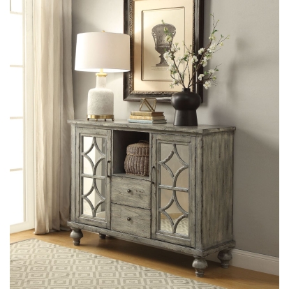 ACME Velika Weathered Gray Console Table Model 90282
