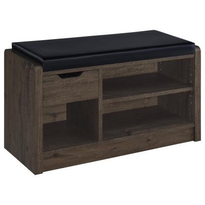 Coaster Arrington Transitional Smoked Oak Storage Bench Model 910321