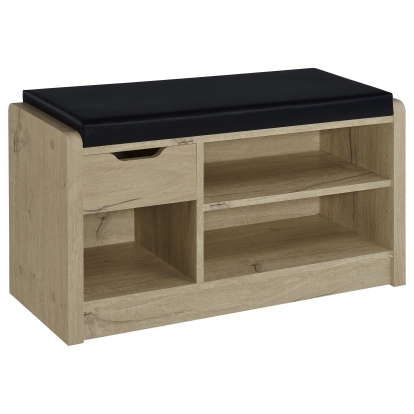 Coaster Arrington Transitional White Oak Storage Bench Model 910322