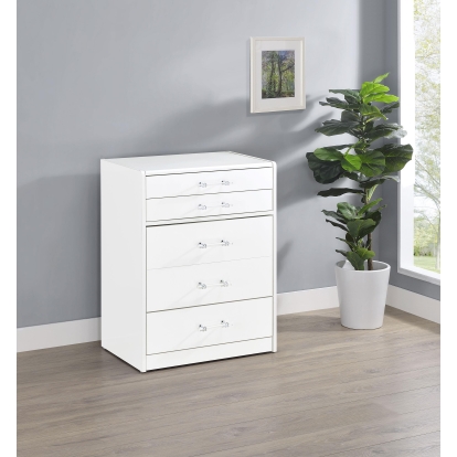 Coaster Danbury Contemporary White High Gloss Vanity Model 930208