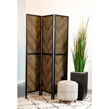 Coaster Marlene Farmhouse Rustic Tobacco Room Divider Model 962922
