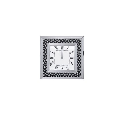 ACME Nysa Faux Crystals Wall Clock Model 97402